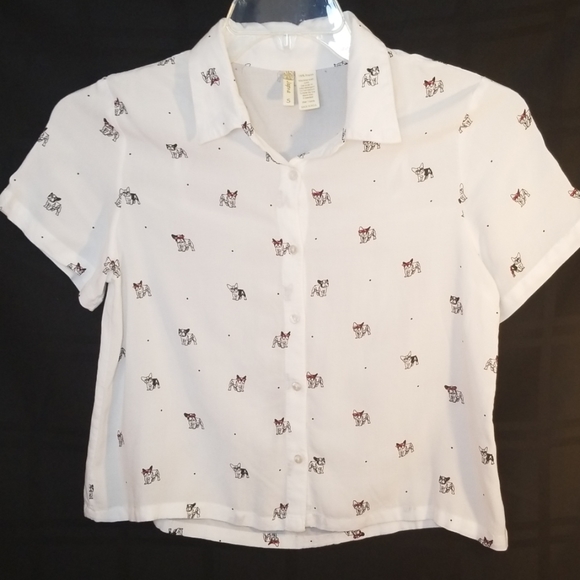 Other - BNWOT FRENCHIE Short Sleeve Shirt